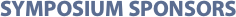 SYMPOSIUM SPONSORS